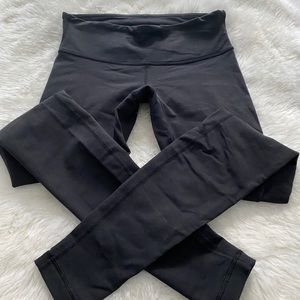 Lululemon straight black tight. Great condition